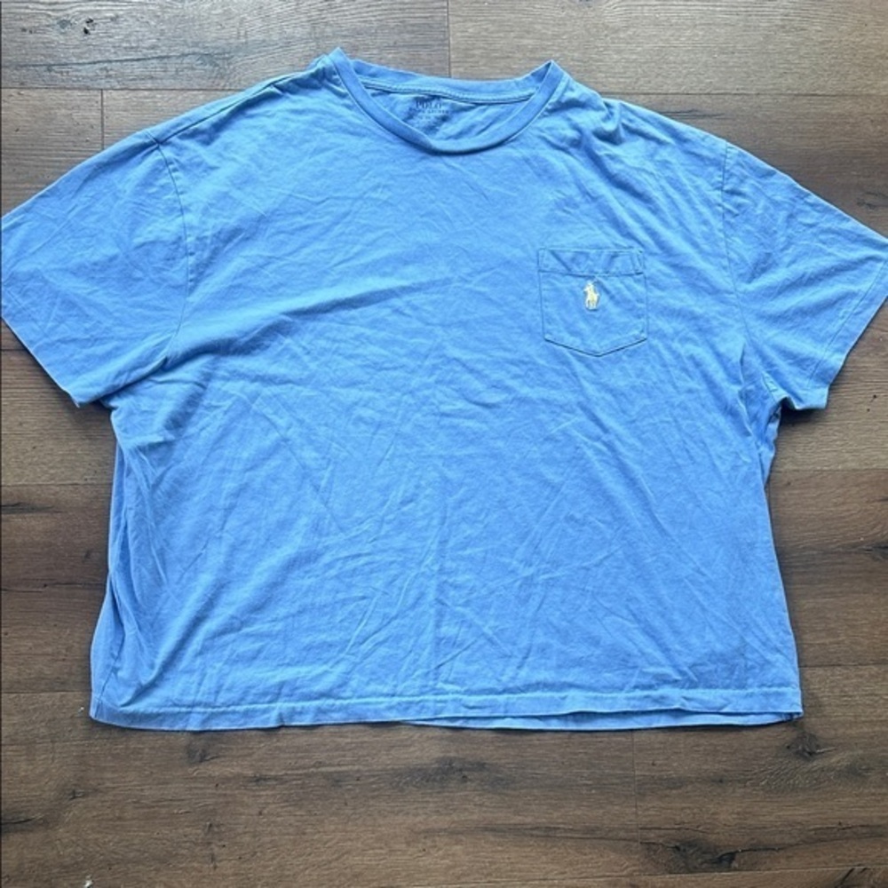 Polo by Ralph Lauren Light Blue Short Sleeve Tee ! XXL